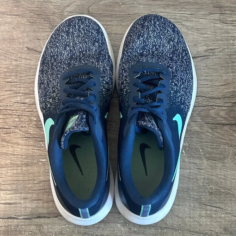Nike Flex Contact (908995-404) Women’s Athletic Running Shoes Size 7.5 Blue